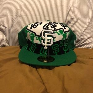 San Francisco Giants cap.